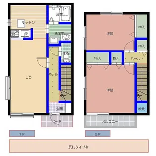 茨城県水戸市元吉田町【一戸建】の間取り