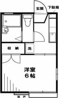 1Kの間取り画像