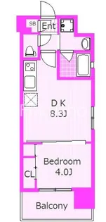 エルセレーノ横浜関内プリマ【7階】の間取り