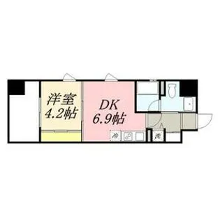 福岡県久留米市六ツ門町【マンション】の間取り