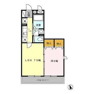 GEMINI ONNA【1階】の間取り