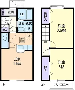 クレアトゥールの間取り
