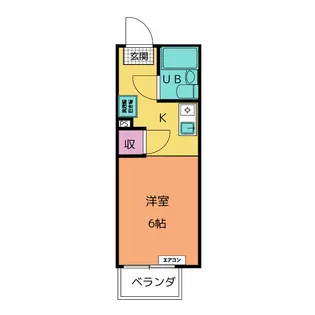 アビテシンシア【2階】の間取り
