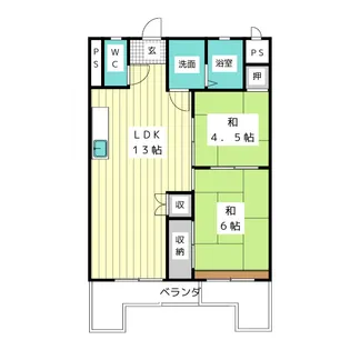明和ビル【4階】の間取り