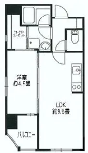 エフ・パークレジデンス東神奈川【1階】の間取り