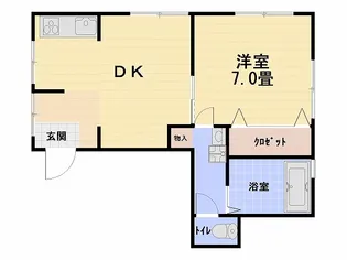 太陽ビル【3階】の間取り