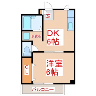 エクセル坂之上【3階】の間取り