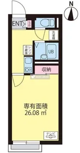 埼玉県所沢市東所沢4【アパート】の間取り