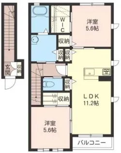 エトワル A【2階】の間取り