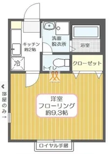 東京都江戸川区江戸川3【アパート】の間取り