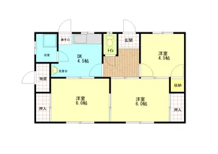 三重県伊勢市東大淀町【一戸建】の間取り