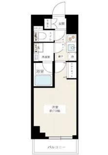 ルクシェール浅草【9階】の間取り