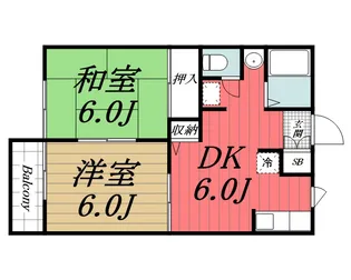 パークハイム【2階】の間取り