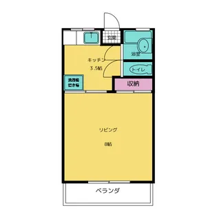 ベルハイム【1階】の間取り