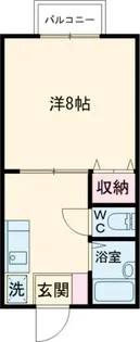 セジュール恵友【1階】の間取り