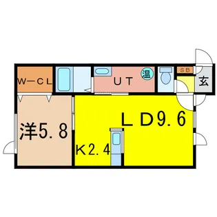 サンライフ東光【2階】の間取り