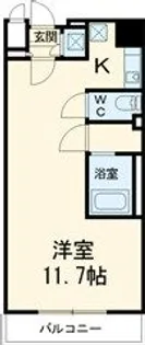 アクアタウンイーストI【5階】の間取り