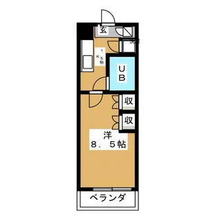 カサ・アレグリア【2階】の間取り