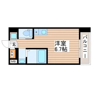 令和ライフ北目町【6階】の間取り