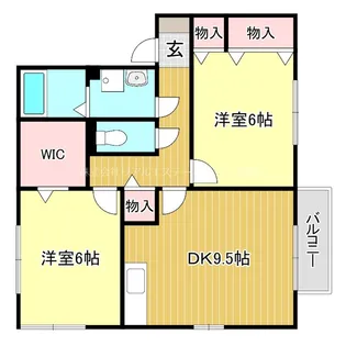 レークタウン【2階】の間取り