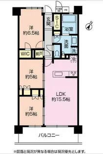 レ・ジェイドシティ橋本III【3階】の間取り