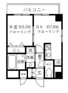 ジョワ コ―オペラシオン【5階】の間取り