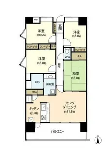 MFPRコート宮町【8階】の間取り