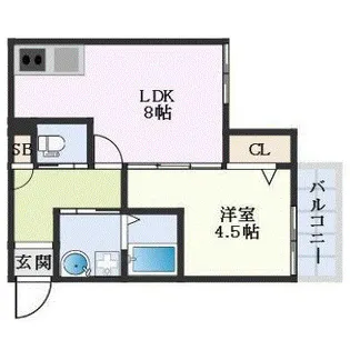 PHOENIX香椎駅前【2階】の間取り