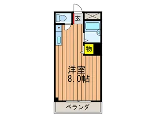 シャンティ-長尾家具【5階】の間取り