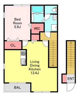 ハイツシェーンV【2階】の間取り