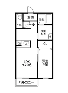 メゾン貞光V【1階】の間取り