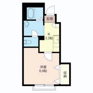 シャーメゾン竹ノ塚【1階】の間取り