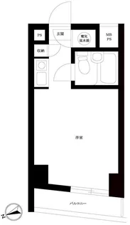 ハイツ芝大門【3階】の間取り