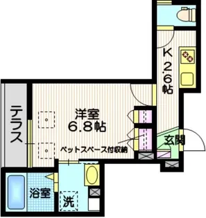 東京都大田区蒲田2【マンション】の間取り