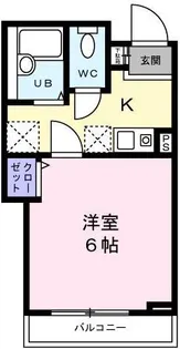 ハピネス西日暮里【3階】の間取り