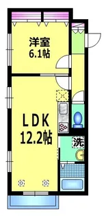 東京都江戸川区平井6【マンション】の間取り