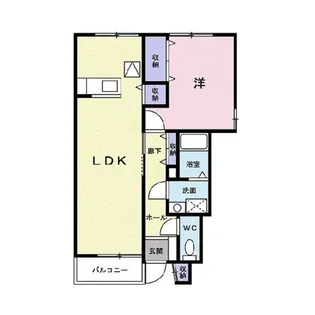 プリムローズI【1階】の間取り