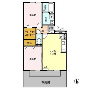 ジェントリー【1階】の間取り