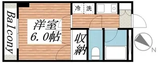ハシモトマンション【3階】の間取り