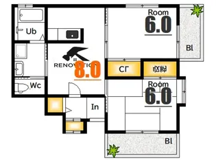 五島ビル【7階】の間取り
