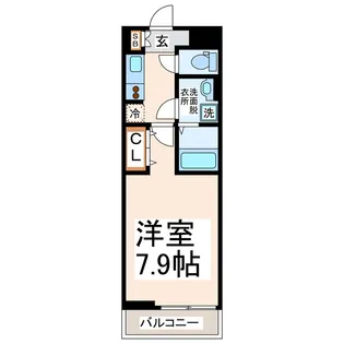 シティ オブ ドリームズ九品寺【2階】の間取り