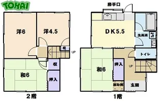 三重県松阪市泉町【一戸建】の間取り