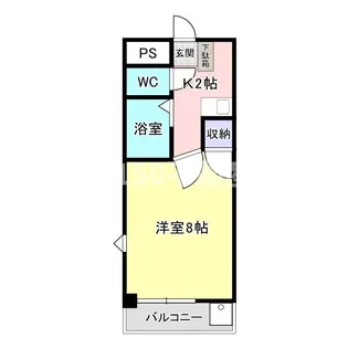 quiet【3階】の間取り