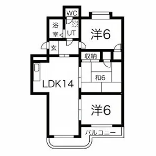 第二ゴトウハイツ【1階】の間取り