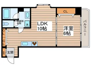 メゾンドラフィネ宮下【2階】の間取り