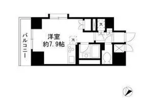 ダイヤモンドレジデンス勝どき【4階】の間取り