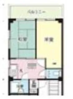 コーポ櫻井【3階】の間取り