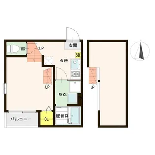 ハーモニーテラス黒松【1階】の間取り