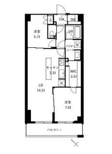 ザ・ケンジントン・レジデンスときわ台【2階】の間取り