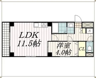 MSパラッゾ【1階】の間取り